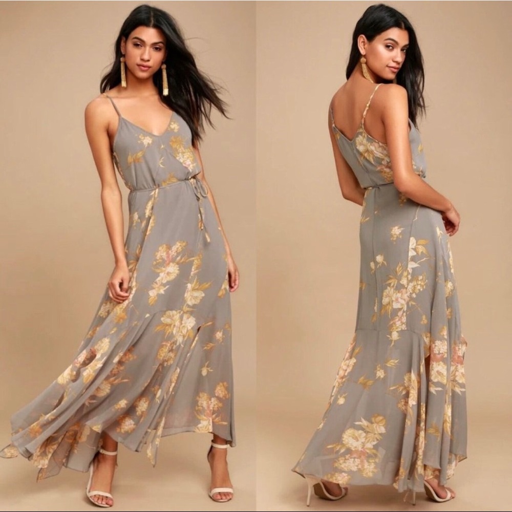 Lulus Floral Maxi Dress